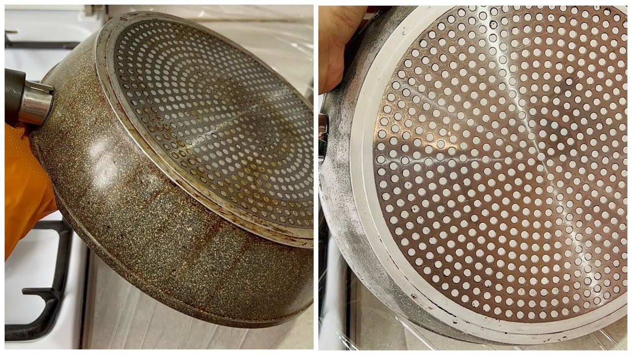 Господині порадили простий і доступний кожному метод очищення сковорідки від старого нагару