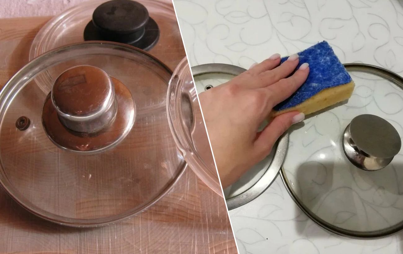 Як очистити старі скляні кришки від жиру