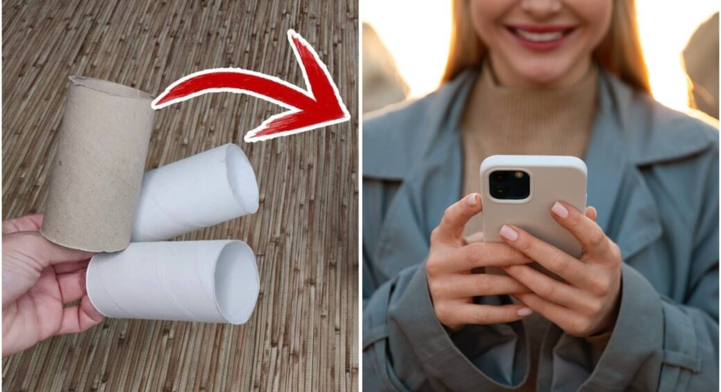 Трюк для усіх власників смартфонів: ось як використовувати втулки від туалетного паперу – вам це знадобиться 