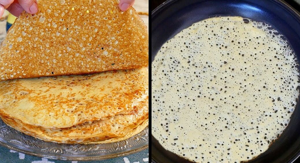 Мій лайфхак до Масляної: додаю в тісто 1 ложку мінералки з газом – дірочок мільйон, а смак просто незабутній 