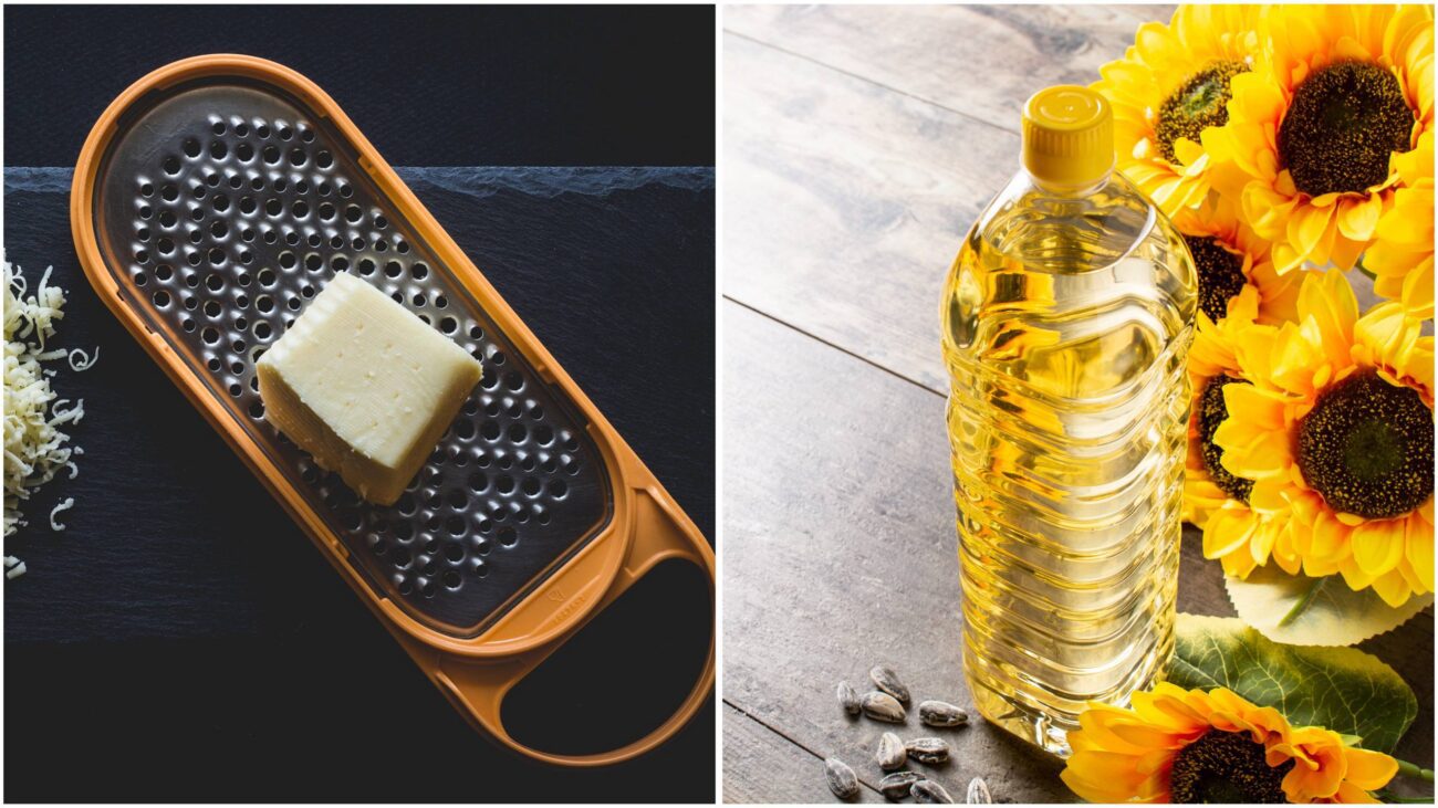 Кухарі розповіли, навіщо змащувати тертку олією перед натиранням плавленого сиру