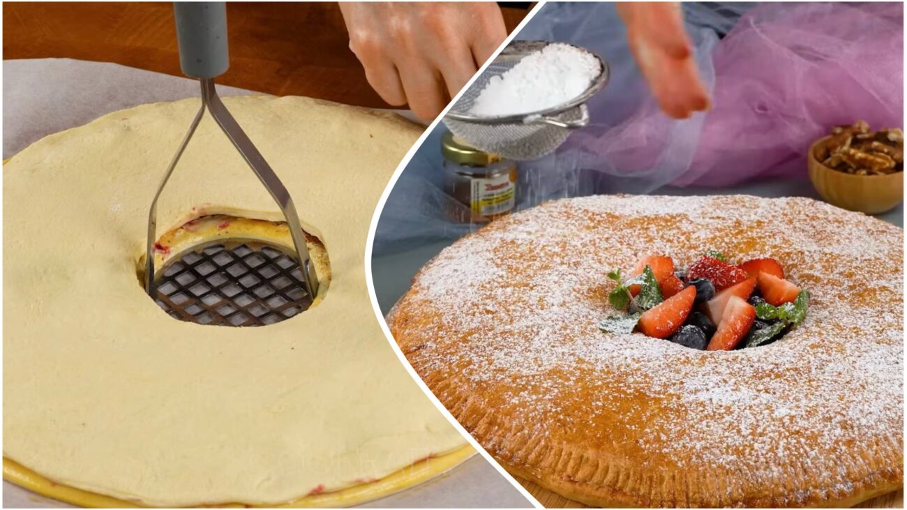 Кухарі поділилися рецептом пирога з готового листкового тіста і заморожених ягід