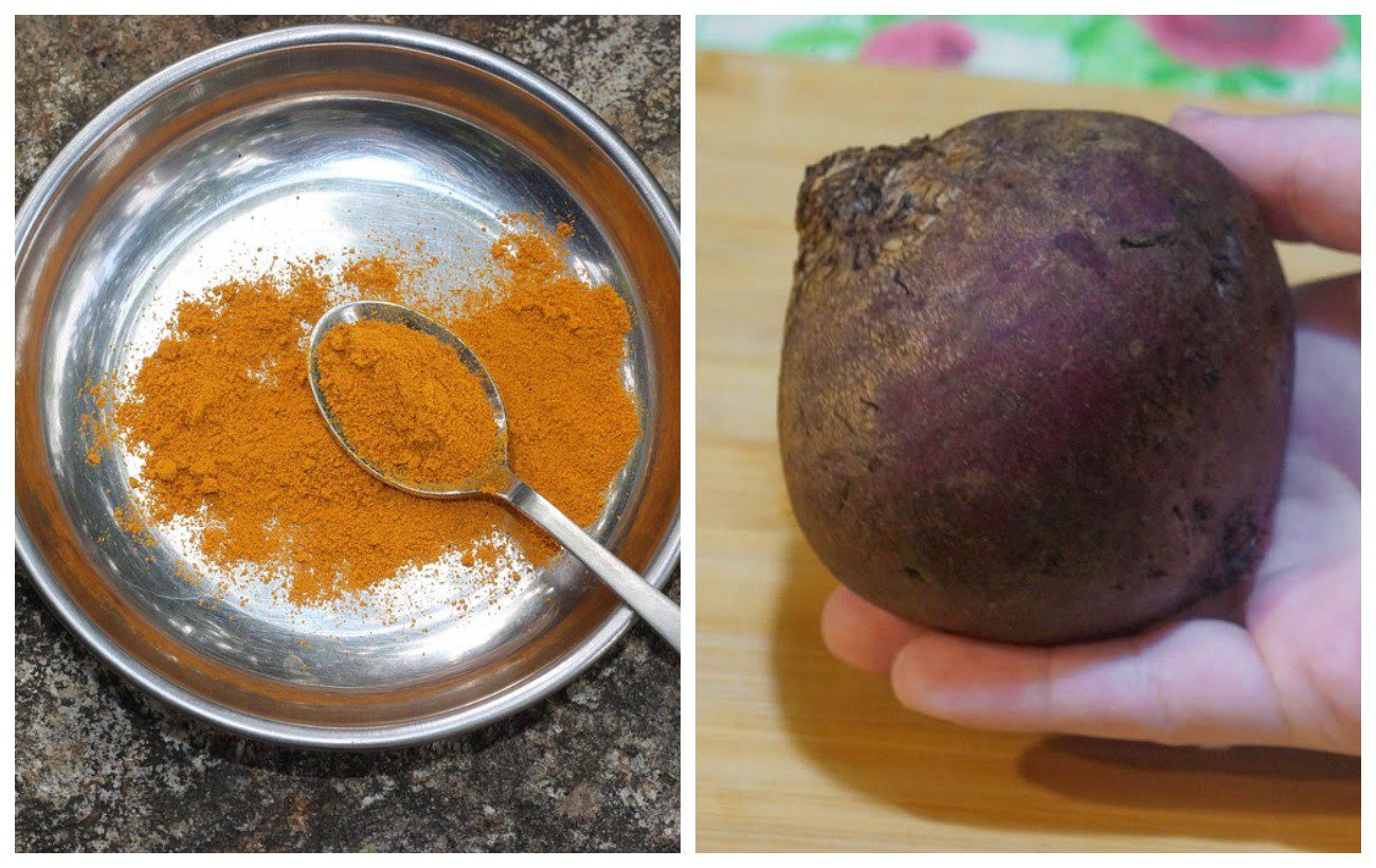 Як очистити руки від слідів буряка та куркуми