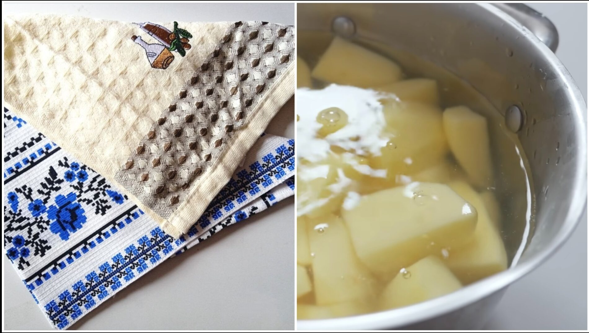 Господині розповіли, як прибрати плями з рушників за допомогою картоплі