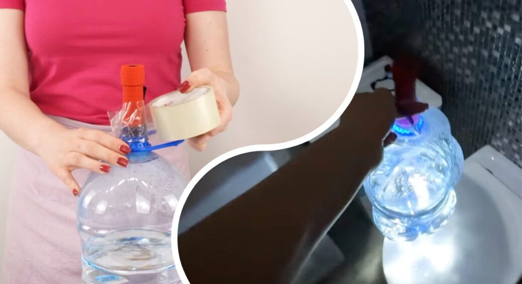 Звичайна пляшка води та 1 ліхтарик творять дива: кімната освітлена так, ніби ніколи й не вимикали те світло 