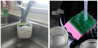 Господині розповіли, як з пустої пляшки шампуню зробити тримач для губки 