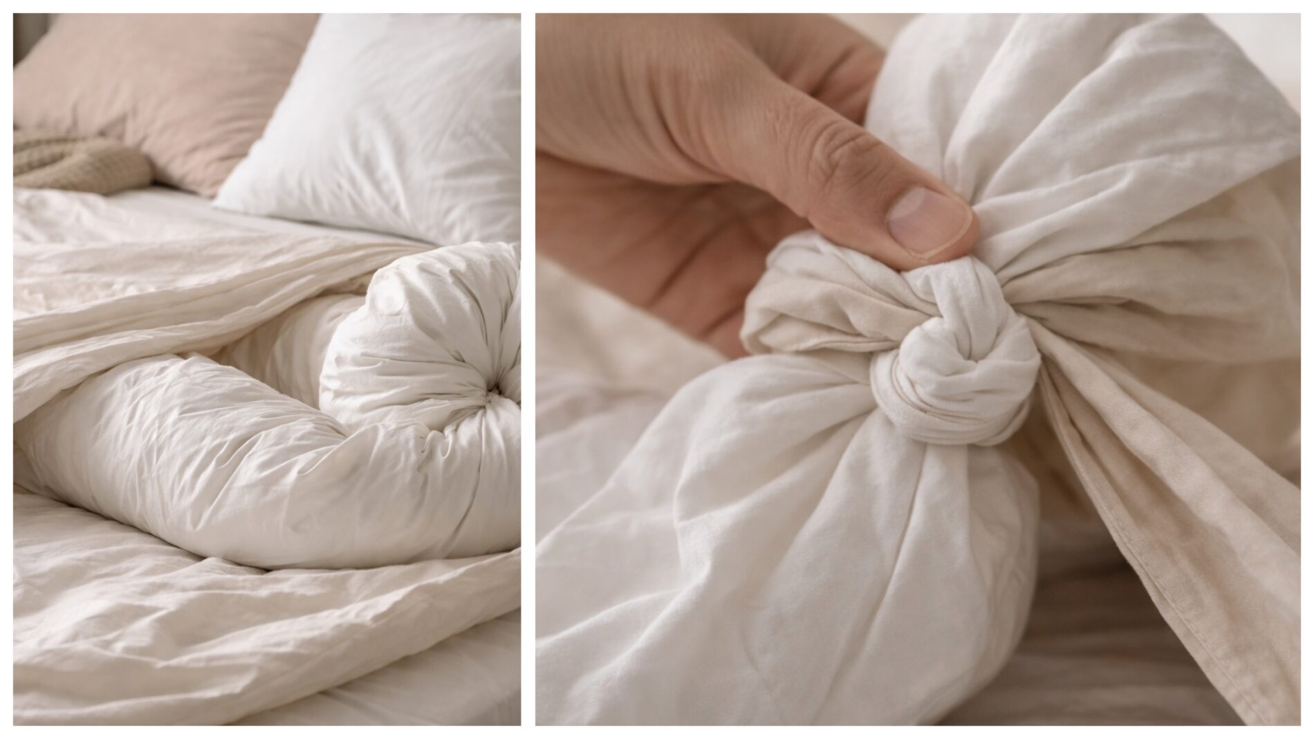 Господині розповіли, як заправляти ковдру у підковдру, щоб вона не збивалася 