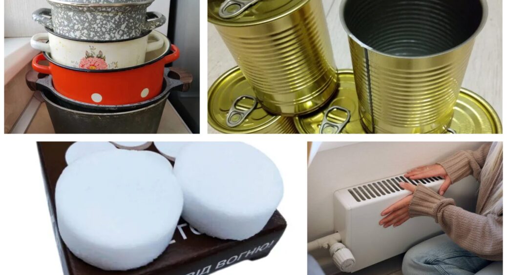 Беру 2 старі каструлі та 1 жерстяну банку: так “змайструвала” надійну пічку для обігріву, коли немає світла 