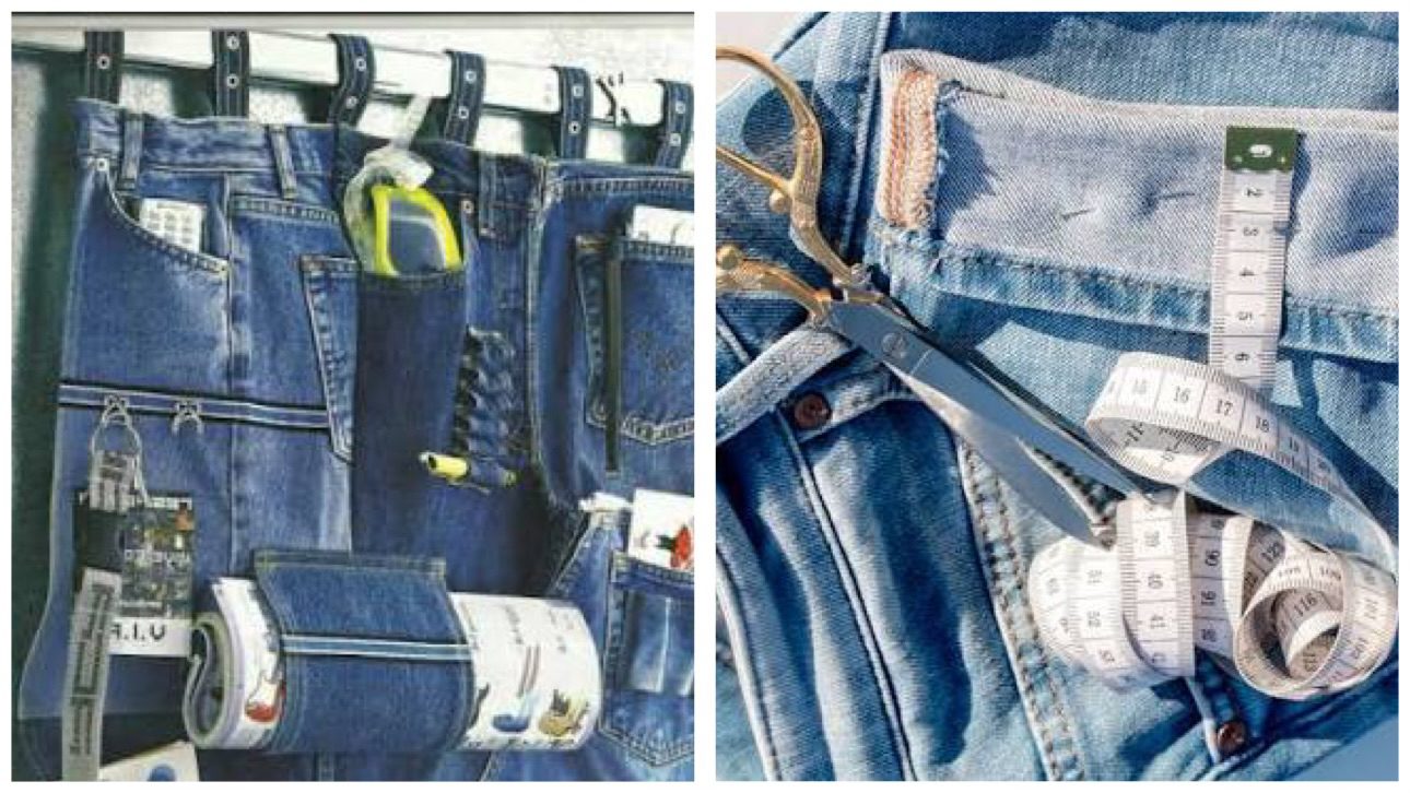 Господарі розповіли, як можна використовувати старі джинси у гаражі  