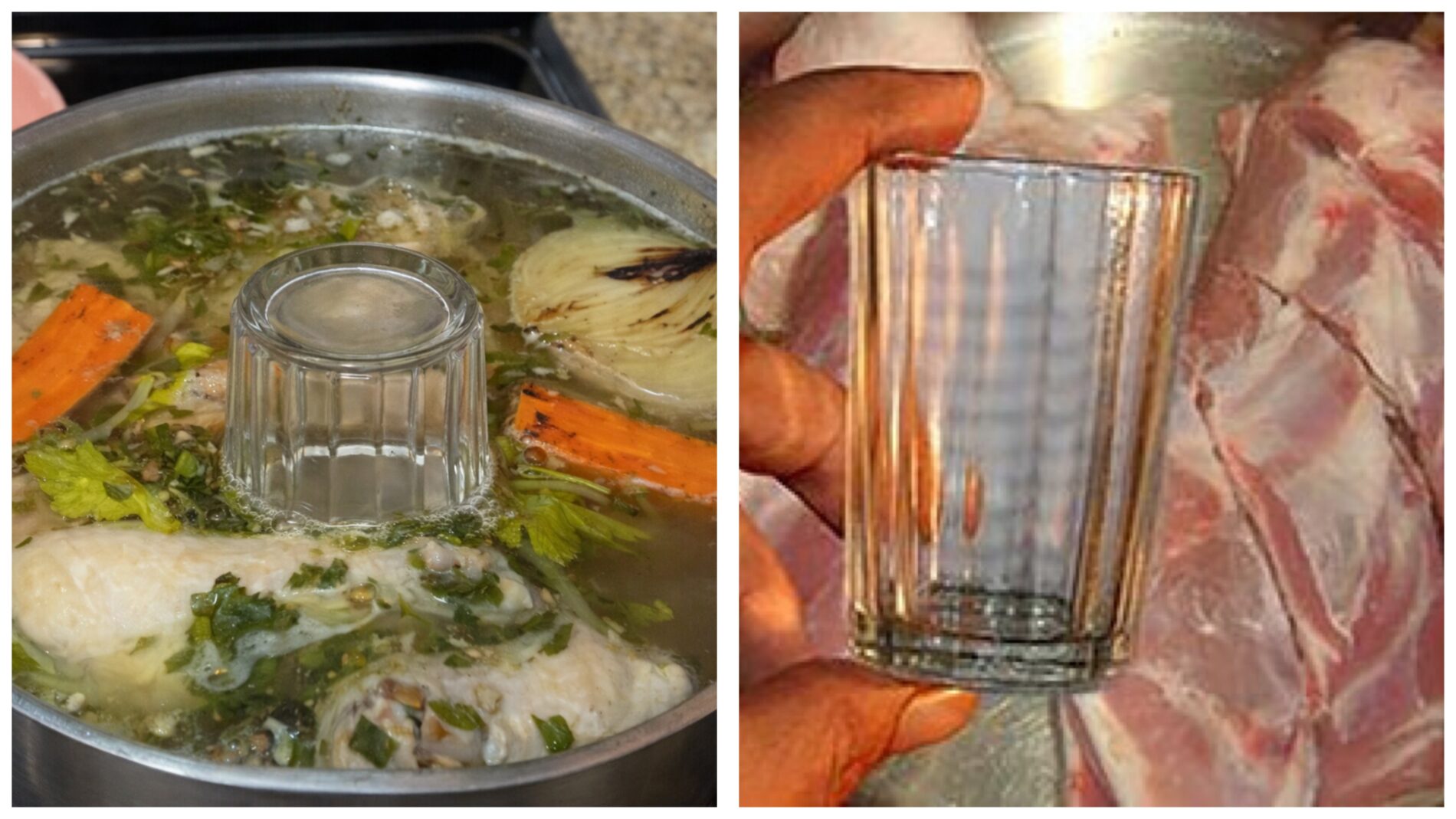 Господині розповіли, навіщо класти склянку у воду, коли варите бульйон 