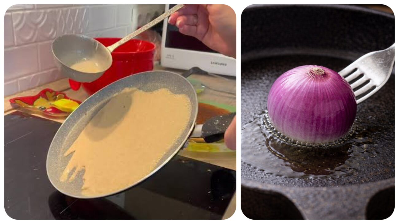 Господині розповіли, навіщо змащувати пательню цибулею перед смаженням млинців