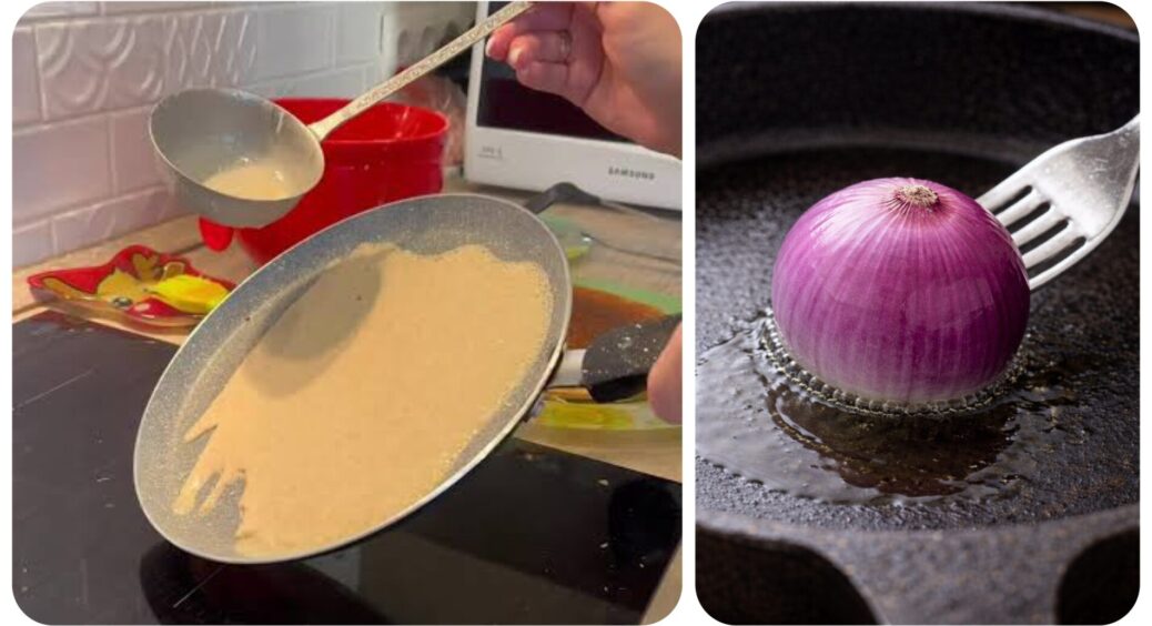 Навіщо наші бабусі змащували сковороду цибулею: простий лайфхак для ідеальних млинців – роблю так завжди 