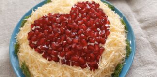 Господині поділилися рецептом салату у формі серця до Дня всіх закоханих