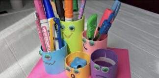 Господині показали, як зробити органайзер з паперових втулок