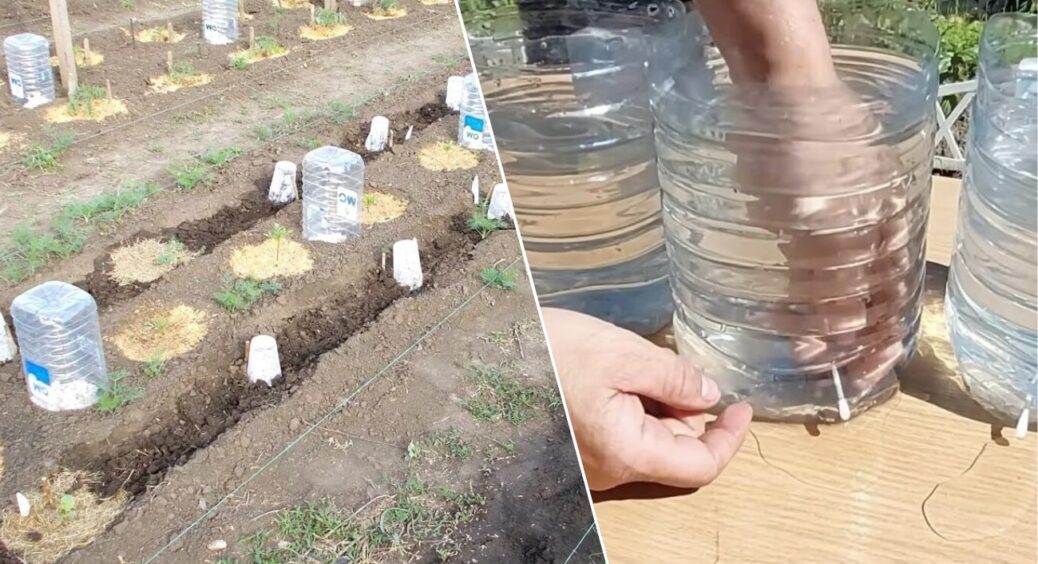 Беру 5-літрову пластикову пляшку і роблю крапельний полив за 5 копійок: на дачу можу не їздити по 3 тижні 