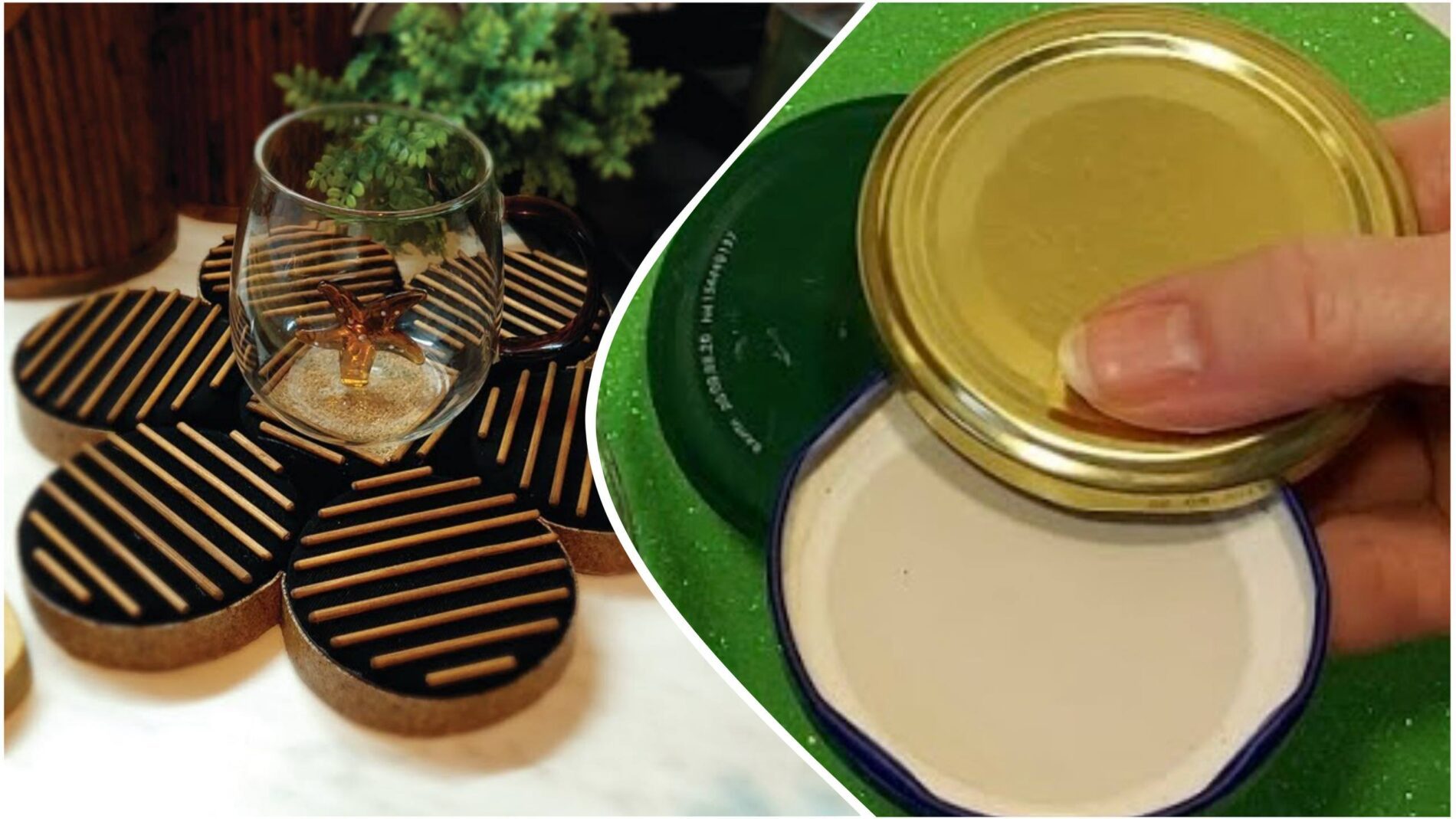 Господині розповіли, як із кришок від банок зробити підставку під гарячий посуд