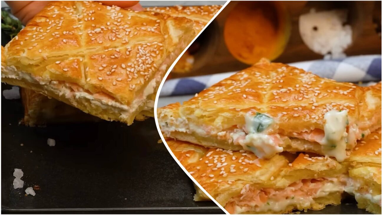 Кулінари поділилися рецептом закуски з червоної риби і готового листкового тіста