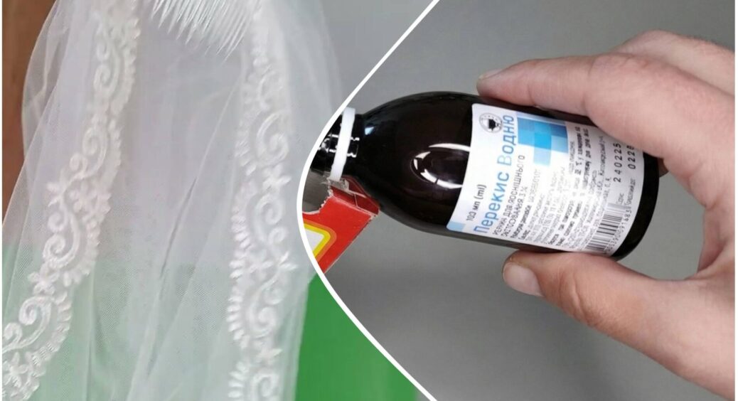 Навіщо купувати плямовивідники: 1 ложка аміаку та перекис назавжди прибрали плями з моєї білої фати 