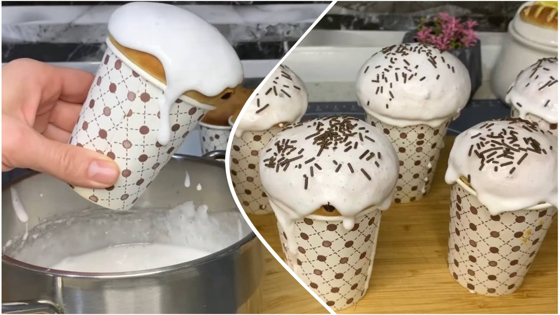 Кулінари розповіли, як приготувати смачні й швидкі паски у паперових стаканчиках. Фото: YouTube GoodFood