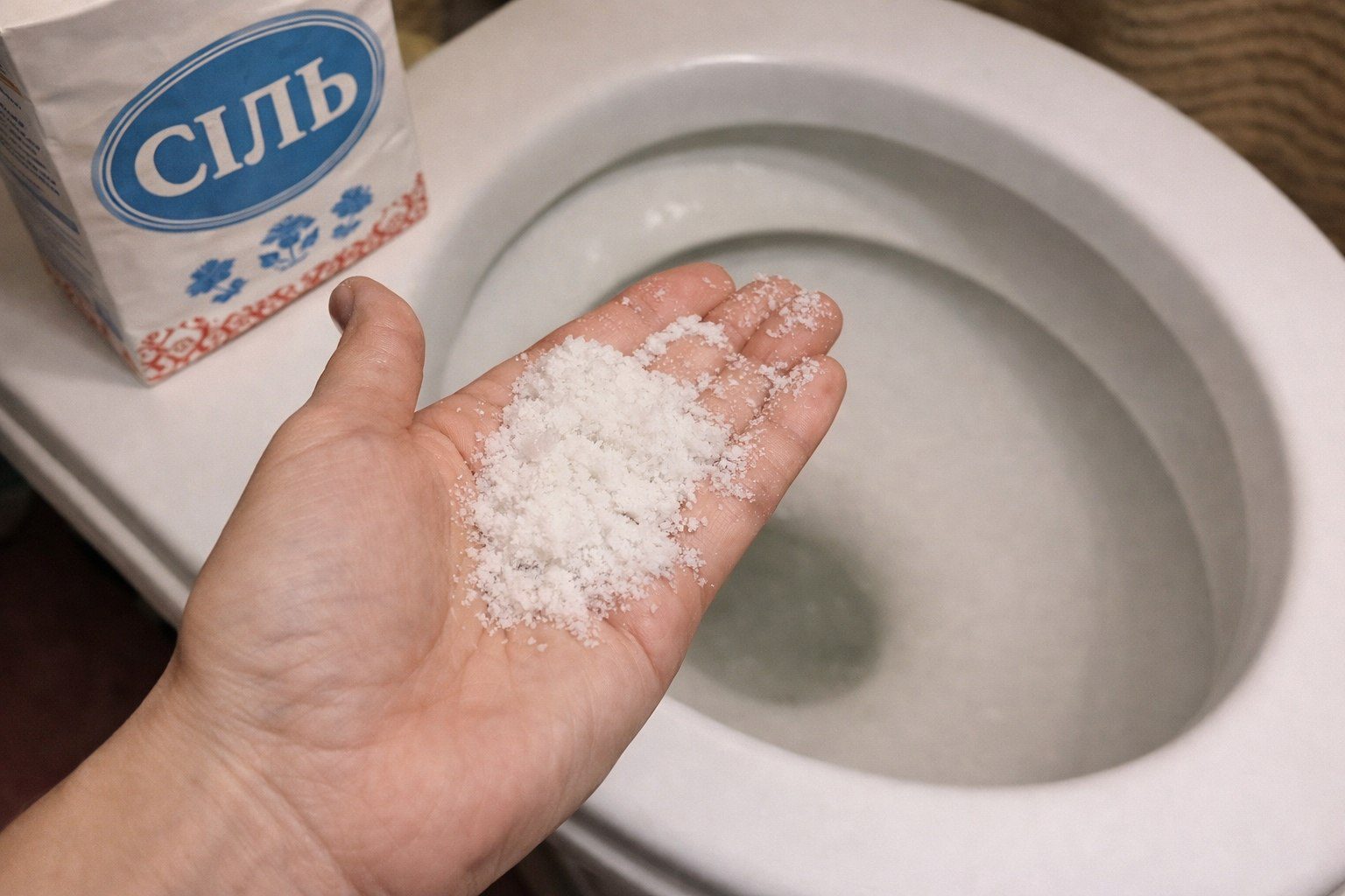 Досвідчені господині розповіли, чому потрібно солити воду в унітазі. Фото: Добрі новини