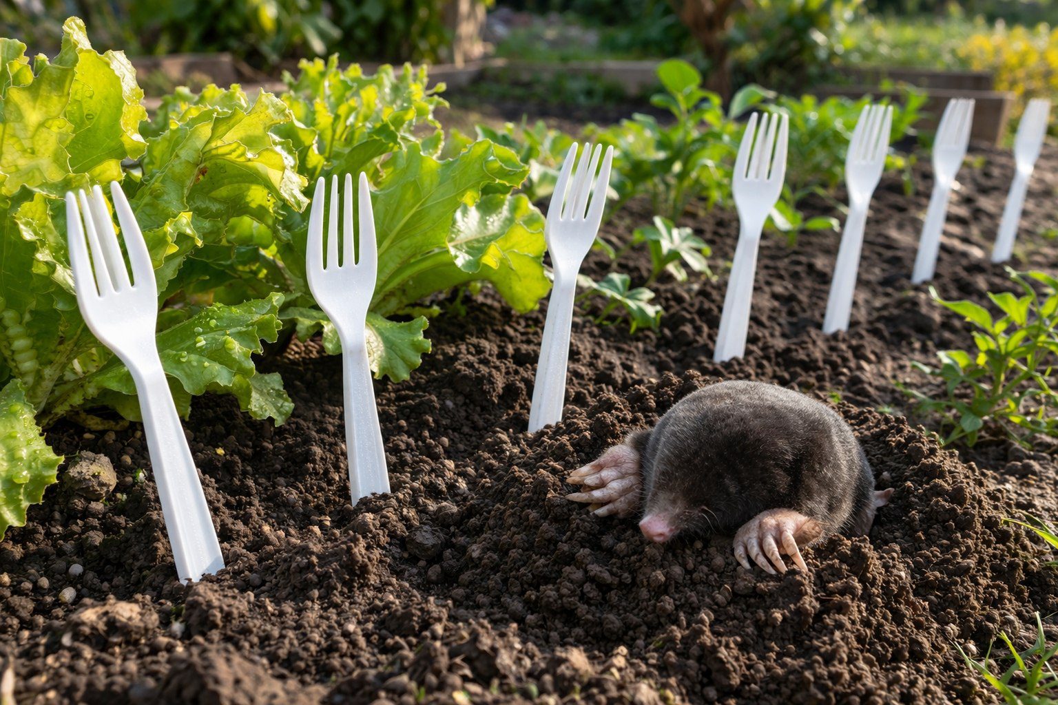 Експерти розповіли, як ефективно позбутися кротів на ділянці. Фото: Добрі новини