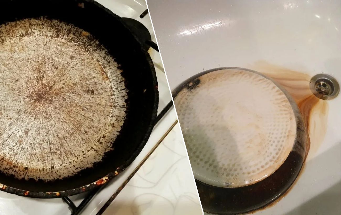 Як очистити сковорідку від нагару швидко