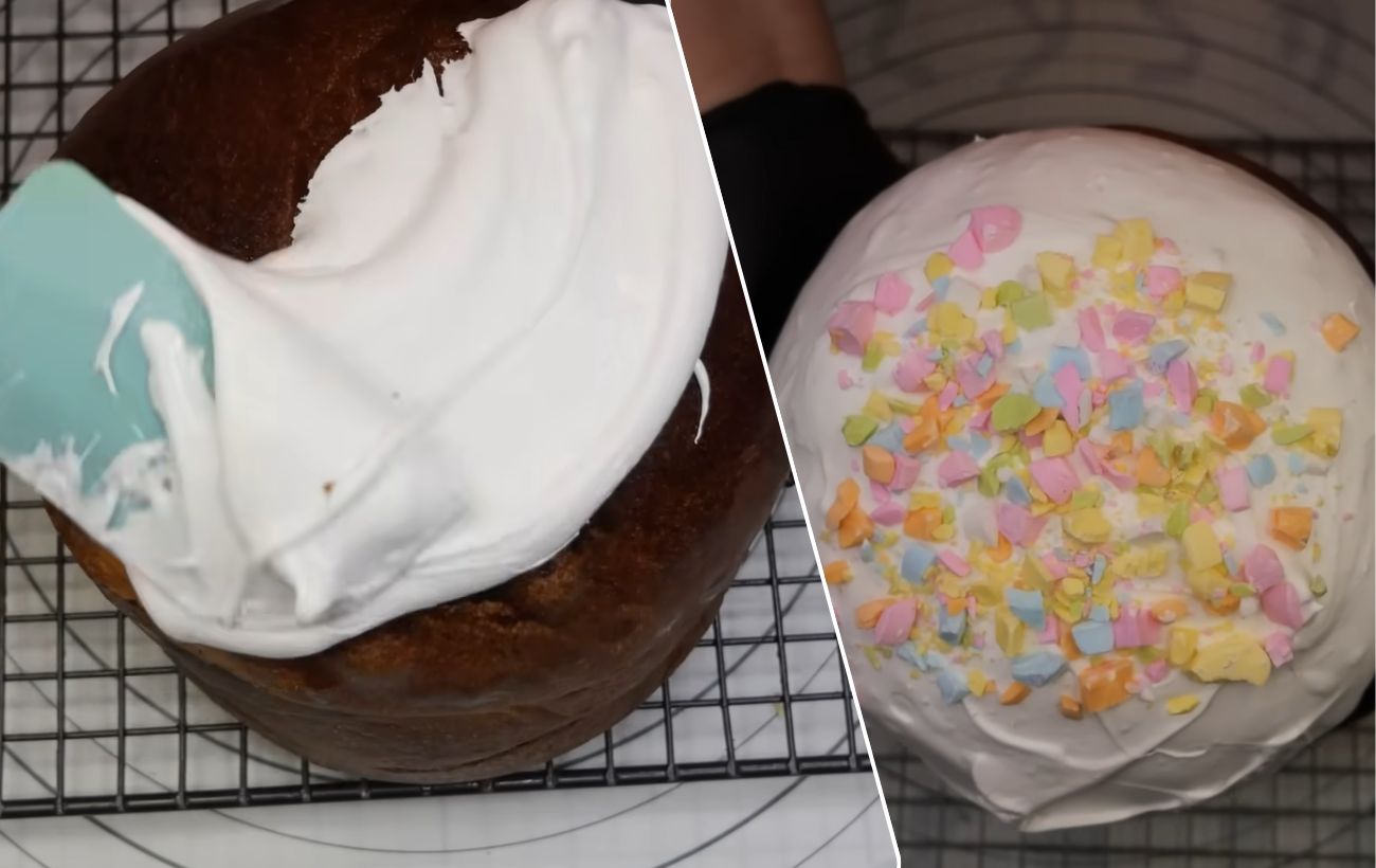 Як приготувати глазур для пасок без білків. Фото: YouTube Смаколик.юа Марія Михальченко