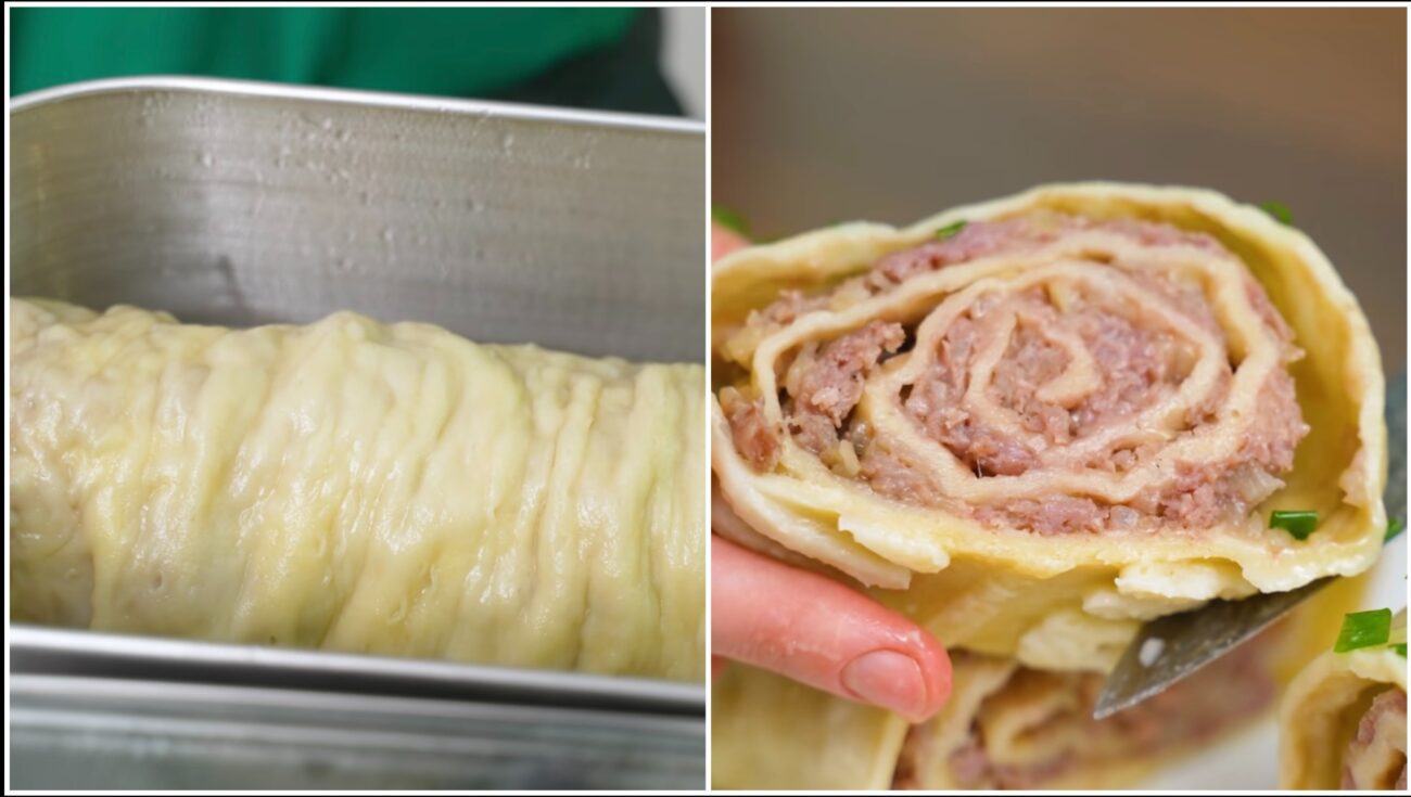 Господині поділилися рецептом рулету з фаршем, який став альтернативою пельменям 