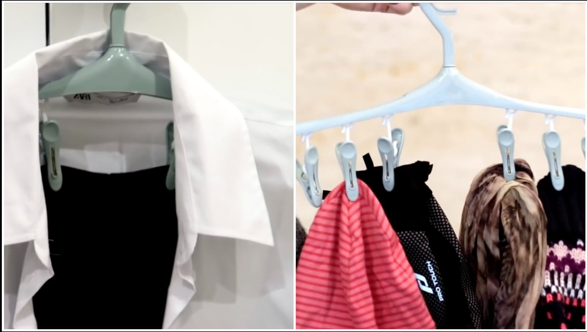 Господині розповіли, як організувати порядок у шафі за допомогою прищіпок