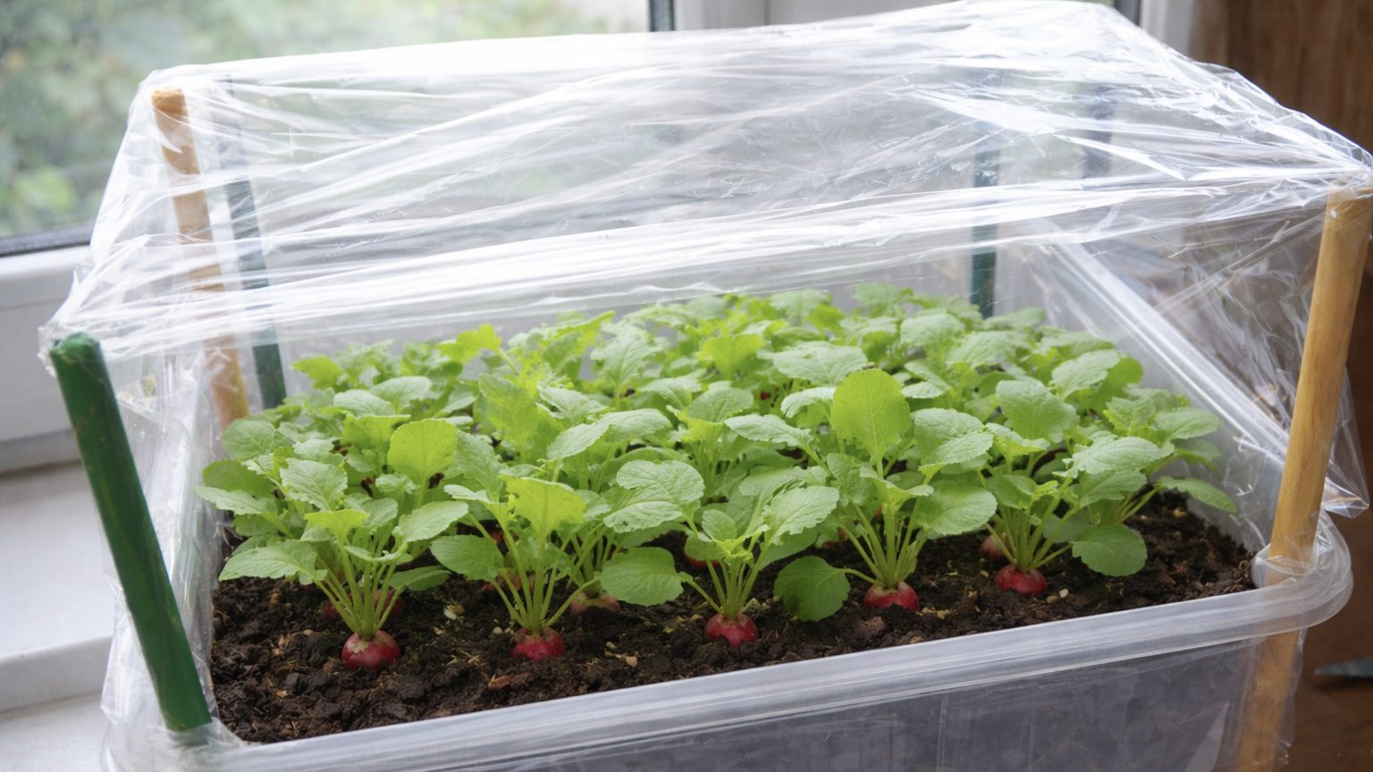 Городники розповіли, як виростити солодку редиску на підвіконні 