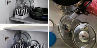 Господині розповіли, як зручно і охайно зберігати кришки від каструль 