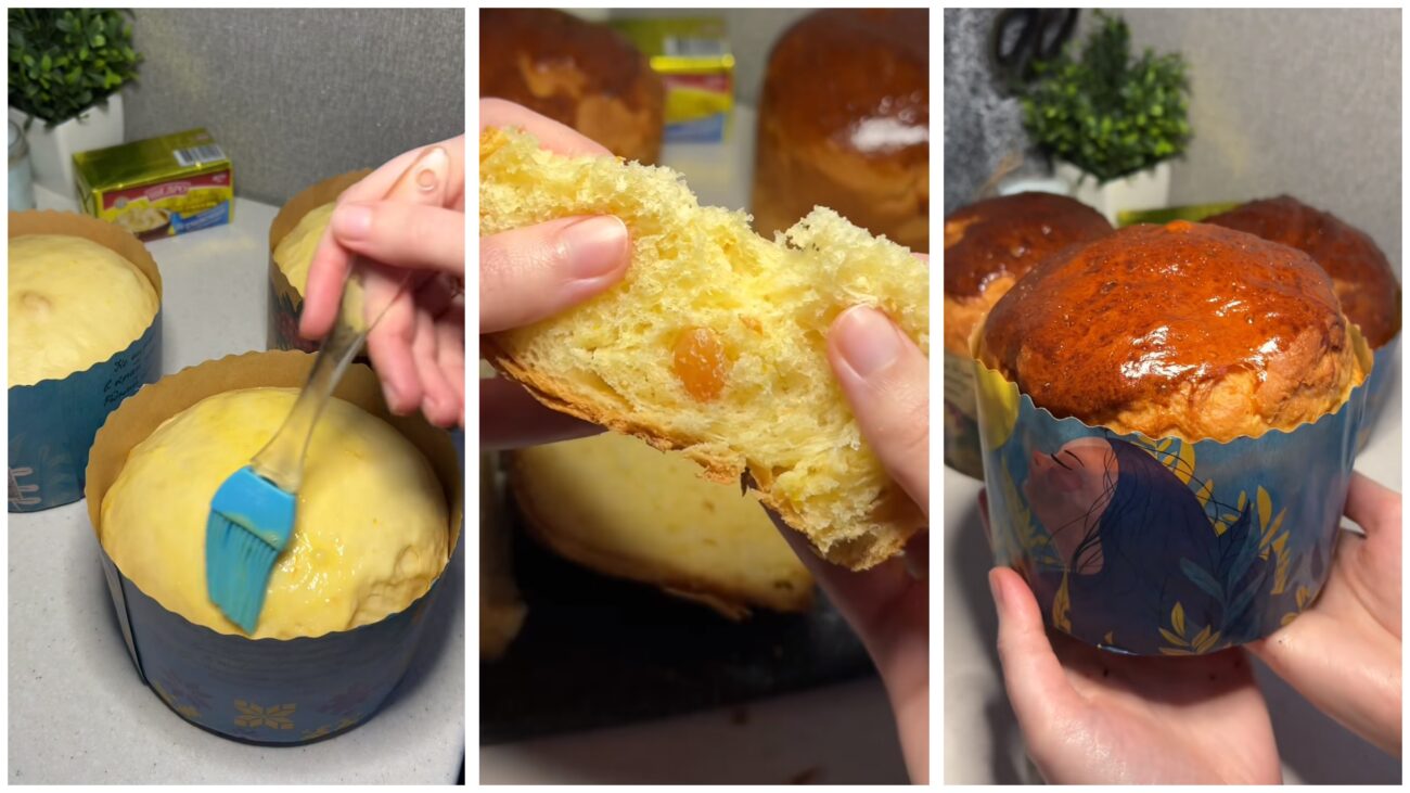 Господині розповіли, через що паска не виходить пухкою. Фото: TikTok @smachno_tyt Господині розповіли, через що паска не виходить пухкою. Фото: TikTok @smachno_tyt