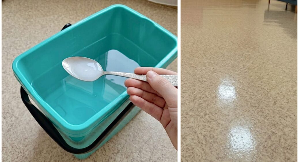 Підлогу можна не мити тижнями: лише 1 ложка на відро води – і поверхні вдома сяють як дзеркало 