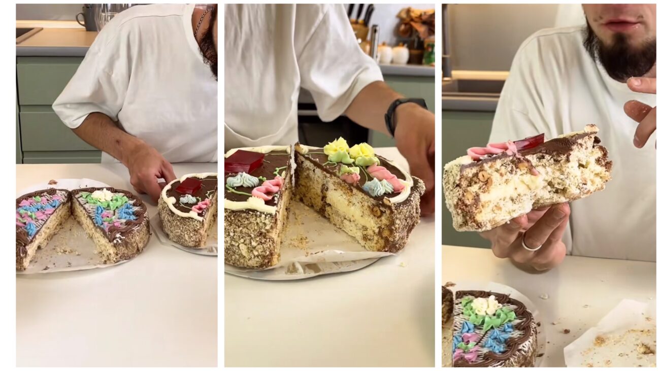 Продавчині пояснили, як обрати якісний Київський торт у магазині. Фото: TikTok Національна дегустація Продавчині пояснили, як обрати якісний Київський торт у магазині. Фото: TikTok Національна дегустація