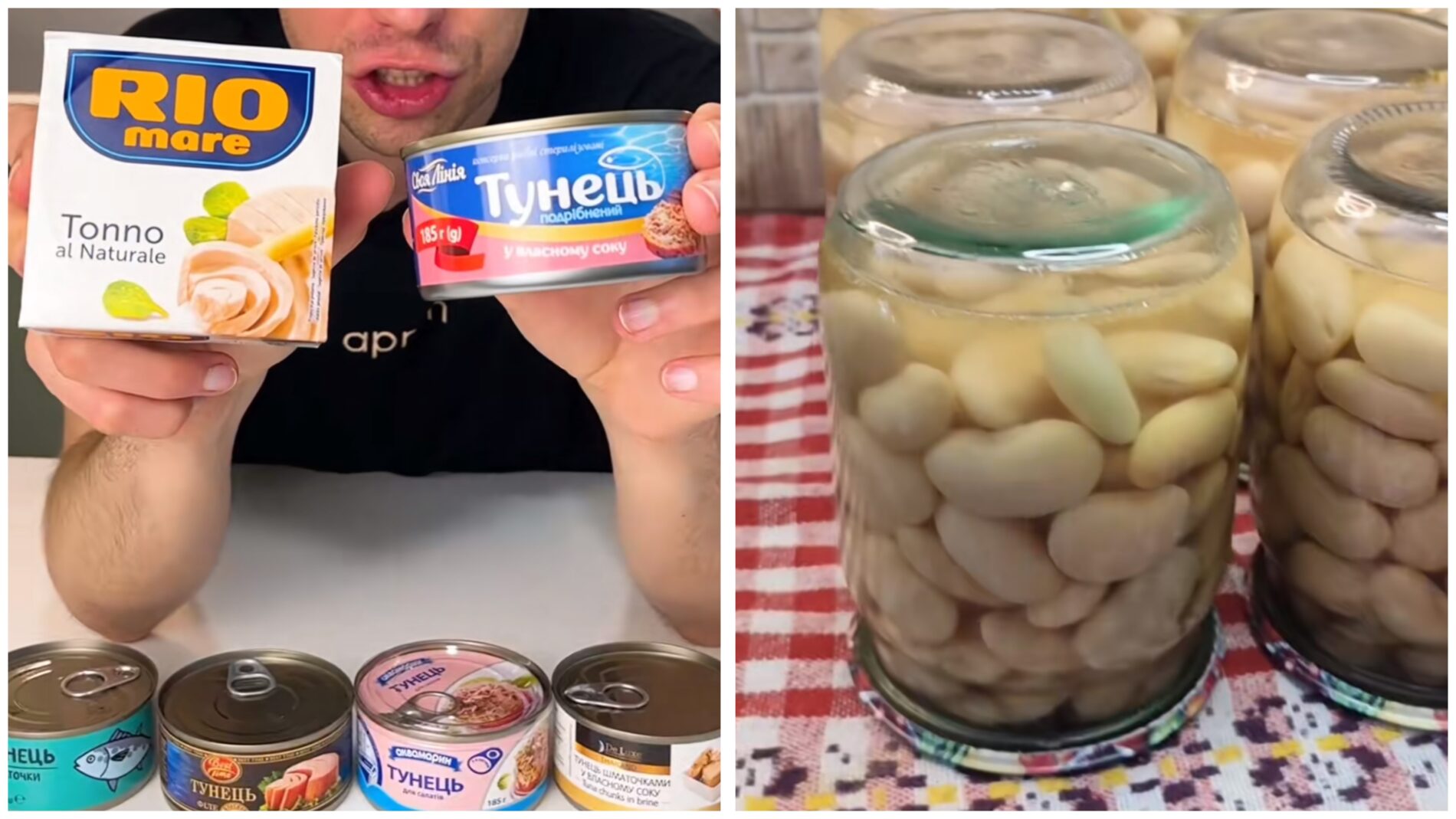 Господині показали базовий набір консервів, який варто мати вдома. Фото: ТikTok Національна Дегустація/Територія Смаку 