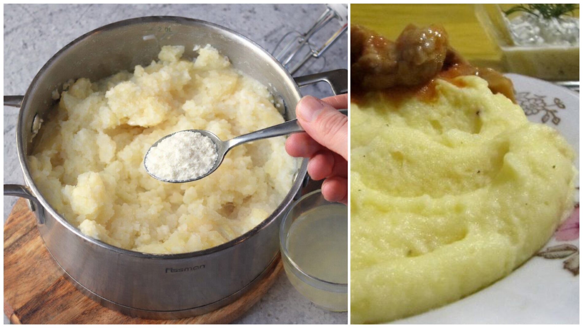 Господині розповіли, що буде, якщо додати у пюре сухе молоко замість звичайного 