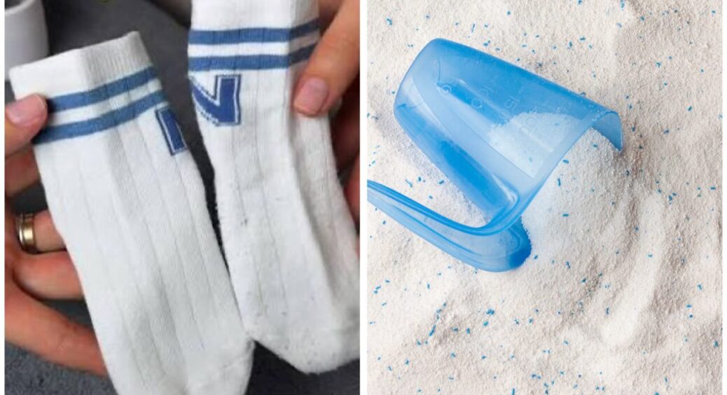 Я і не могла здогадатися, що пральний порошок можна застосувати так: насипаю у 2 шкарпетки й користуюся 