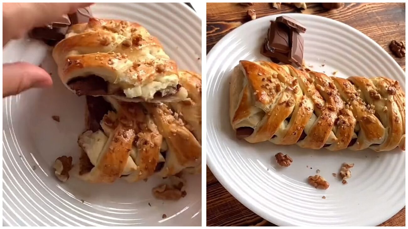 Господині розповіли простий рецепт десерту з листкового тіста і шоколаду 