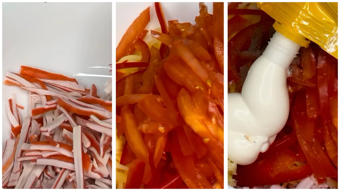 Господині розповіли рецепт легкого і смачного салату з крабових паличок 