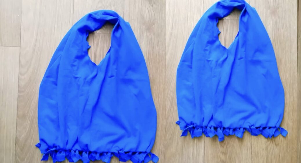 Витратила 10 хвилин і зробила зі старої футболки модну еко-сумку для покупок: ніяких пакетів у супермаркеті 