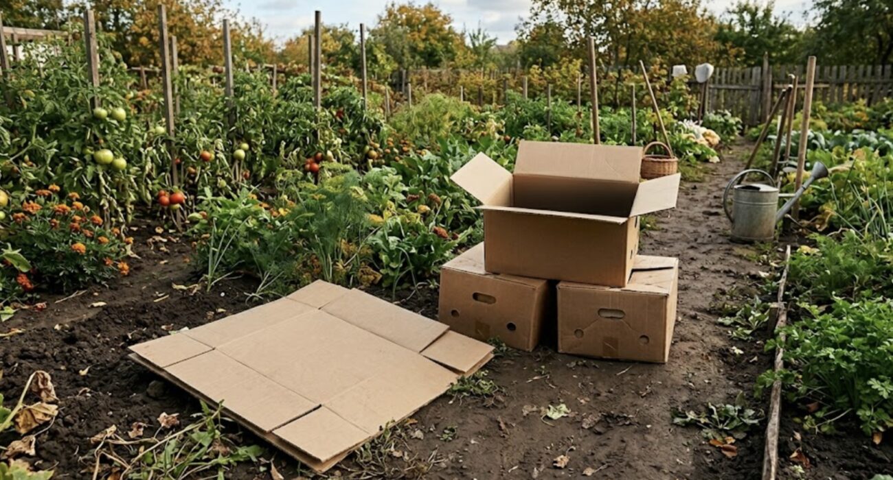 Садівники розповіли, як використати старі коробки на городі. Фото: Добрі новини