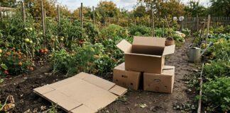 Городники розповіли, як використати старі коробки на дачі. Фото: Добрі новини