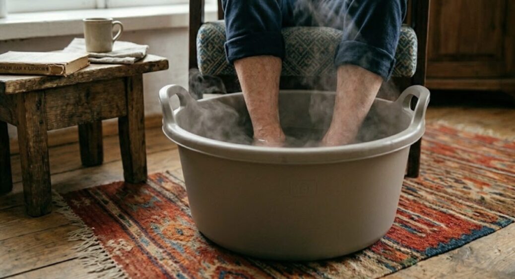 Всього 3 хвилини тримаю ноги в сольовій ванні після роботи: втома зникає – миттєво 