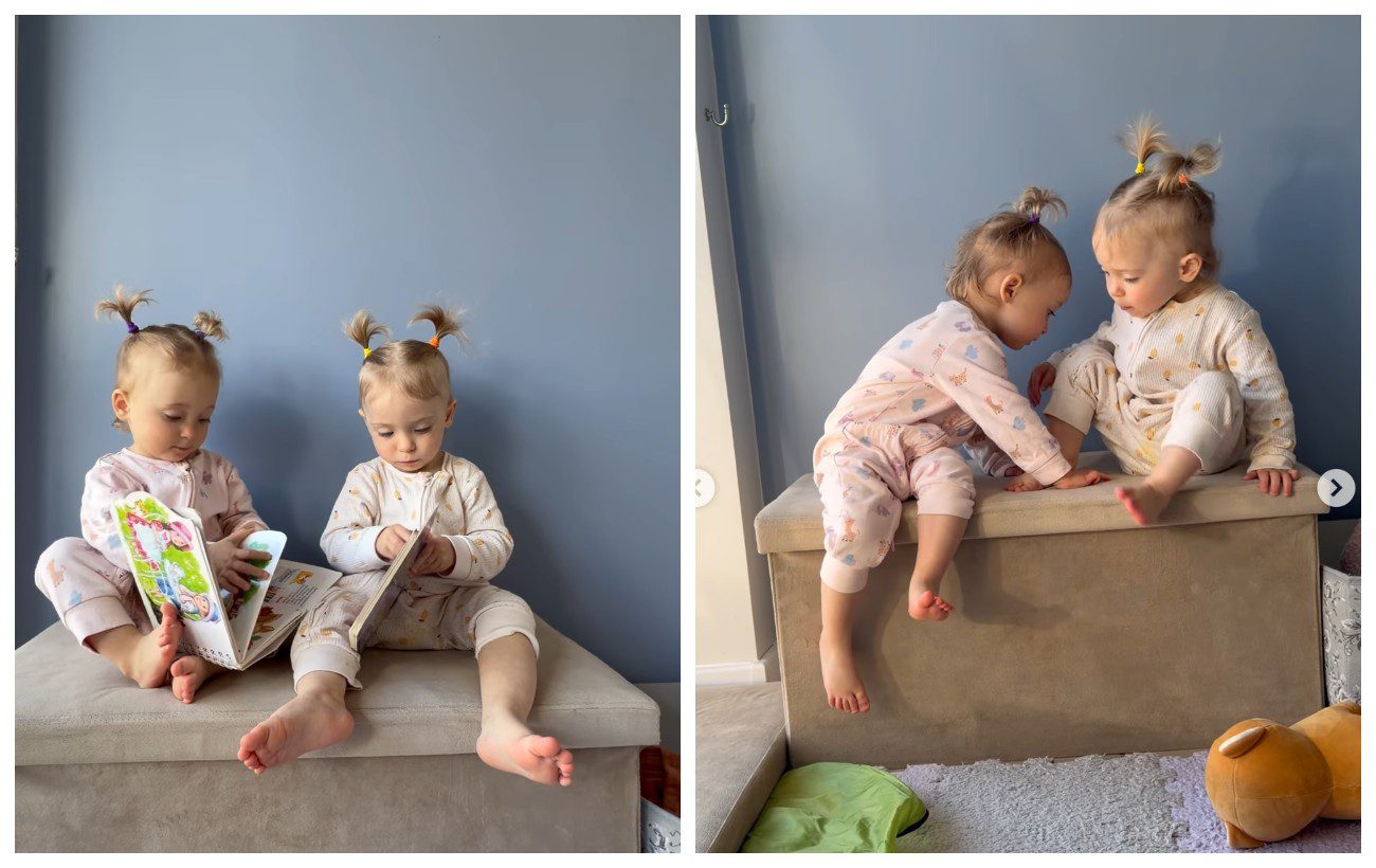 Ліза Глінська показала, як сьогодні виглядають її дві маленькі донечки. Фото: Instagram lizaglinskaya