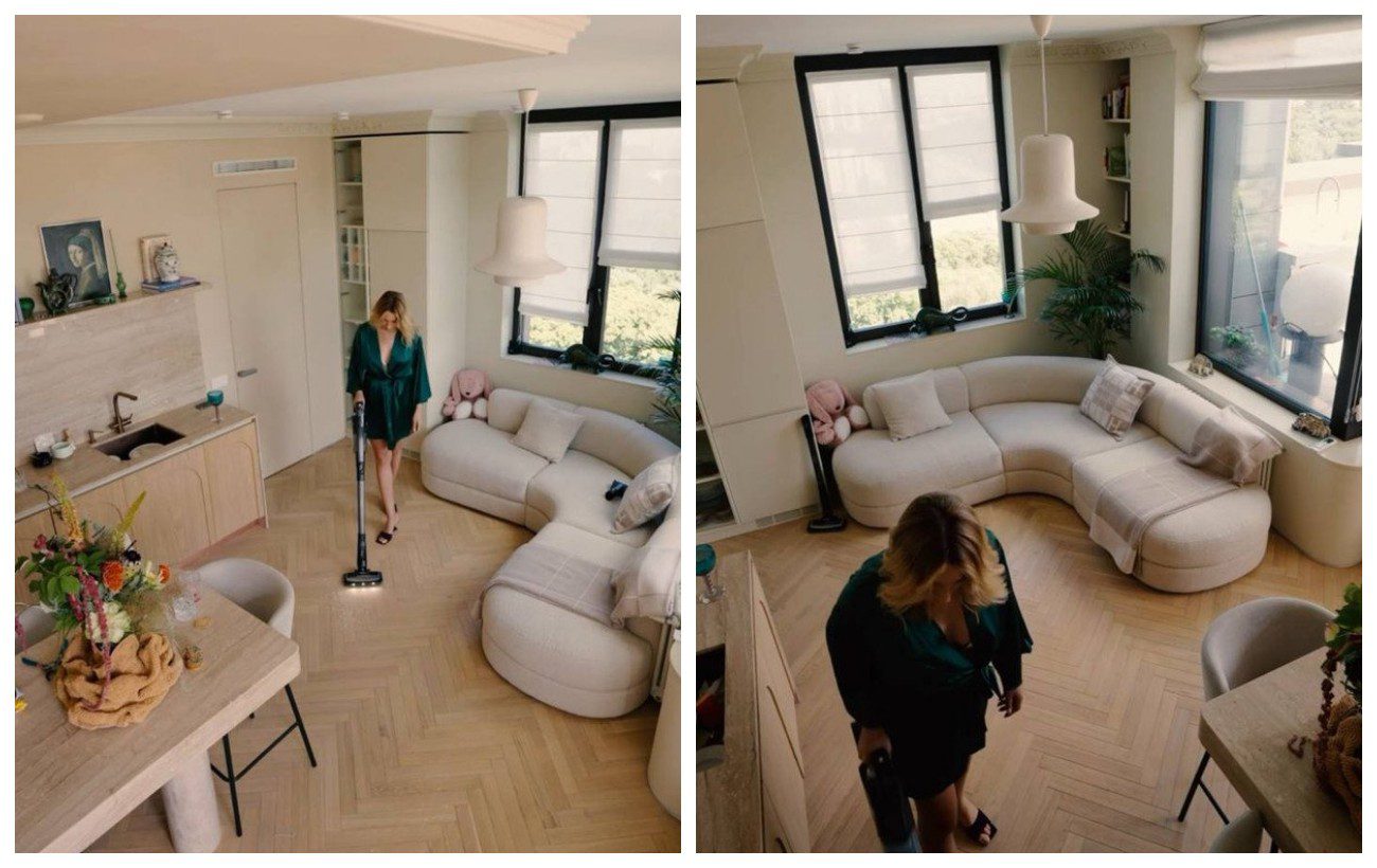 Леся Нікітюк показала квартиру у багатоповерхівці. Фото: Instagram lesia_nikituk