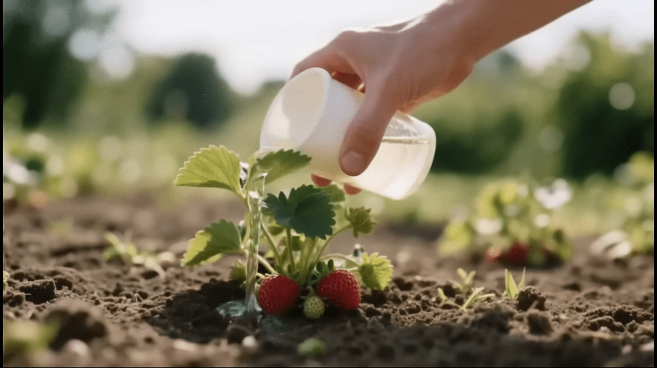 Садівники поділились рецептом ефективної підгодівлі полуниці. Фото YouTube Gardener's advice