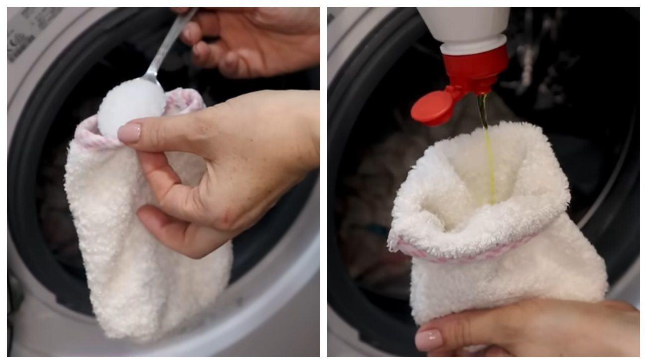 Господині розповіли цікавий метод прання кухонних рушників. Фото: YouTube Uradi Sama- Ideje za kreativce 