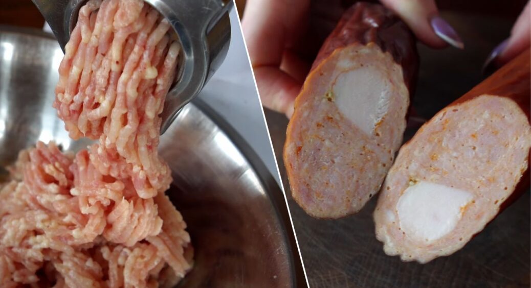 Домашня куряча ковбаса в стакані: ніжна, соковита, а головне — готується за 40 хвилин мого часу 