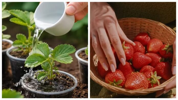 Садівники порадили доступне ефективне підживлення для полуниці. Фото: YouTube Gardener's advice