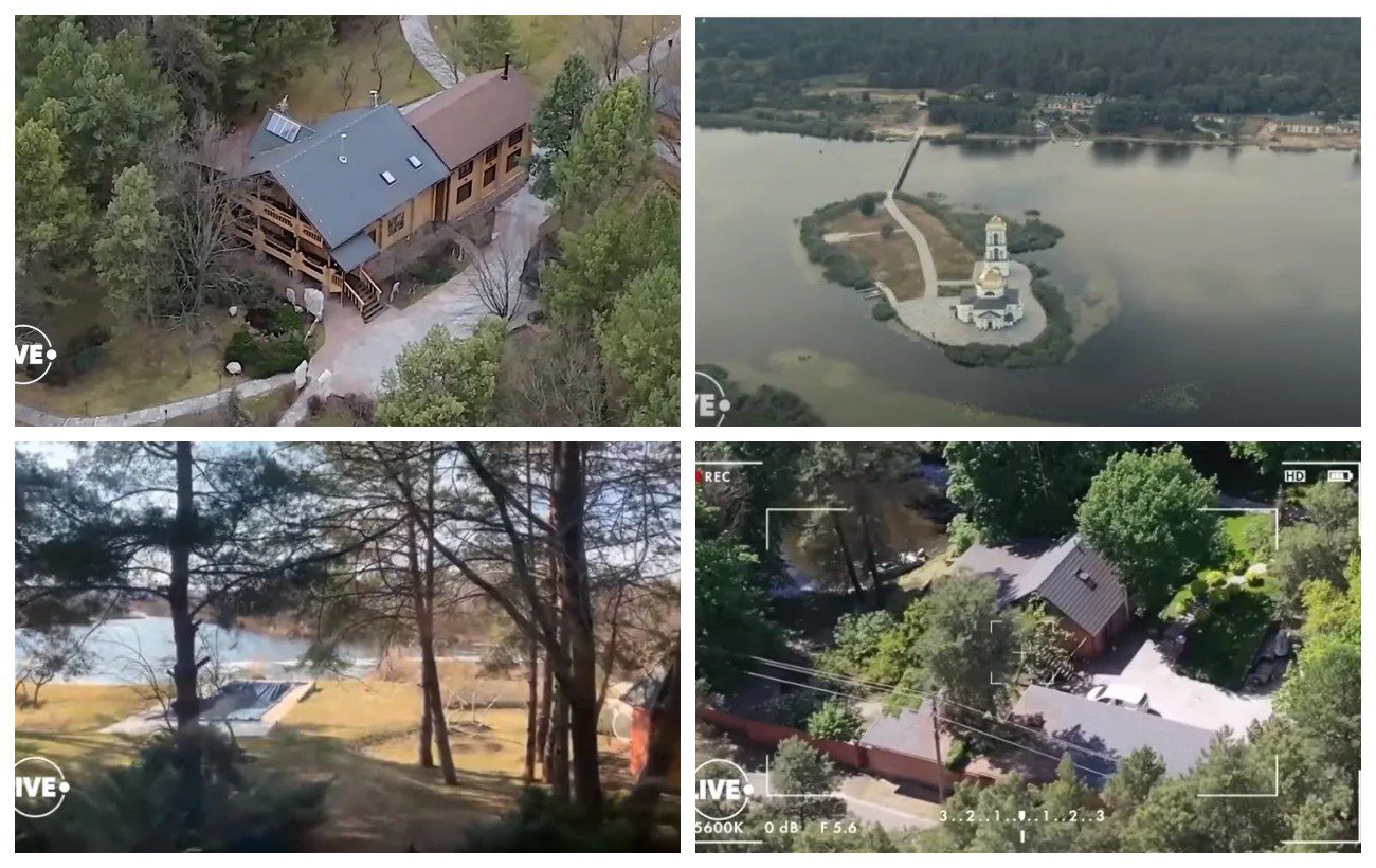 У мережі показали будинок Олі Полякової. Фото: YouTube Новини.LIVE